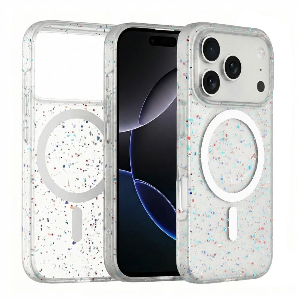 Coverzs Coverzs iPhone 17 Pro Max gerecycled MagSafe hoesje (wit)