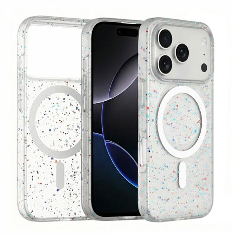 Coverzs Coverzs iPhone 17 Pro Max gerecycled MagSafe hoesje (wit)