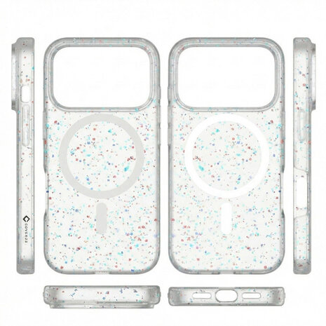 Coverzs Coverzs iPhone 17 Pro Max gerecycled MagSafe hoesje (wit)