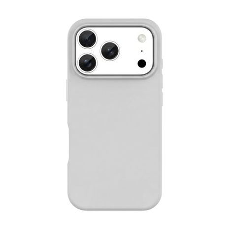 Coverzs Coverzs iPhone 17 Pro Max liquid siliconen MagSafe hoesje (grijs)