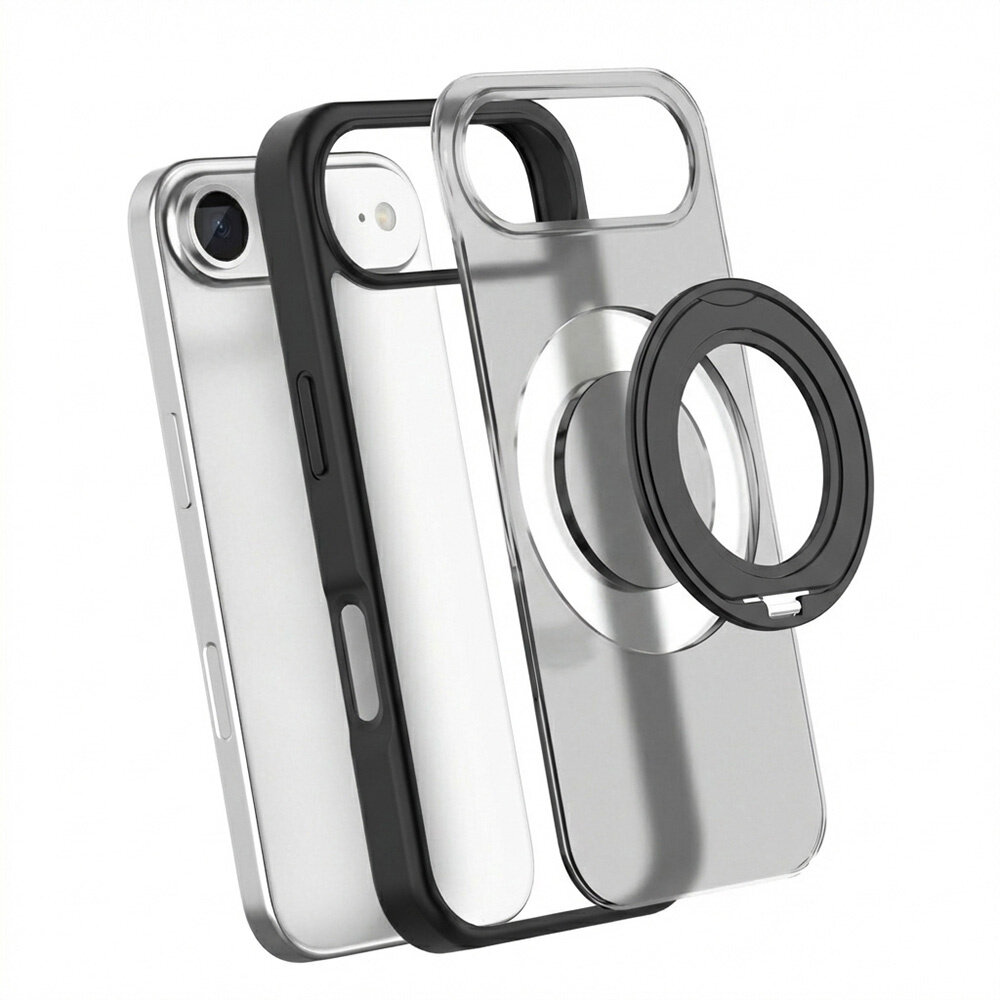 Coverzs Coverzs iphone Air Standing MagSafe case (zwart) Coverzs Coverzs iphone Air Standing MagSafe case (zwart)