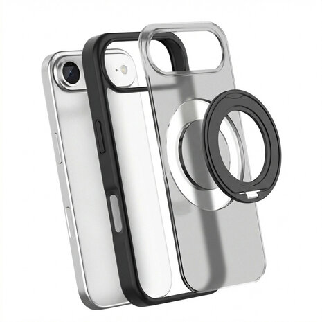 Coverzs Coverzs iphone Air Standing MagSafe case (zwart) Coverzs Coverzs iphone Air Standing MagSafe case (zwart)