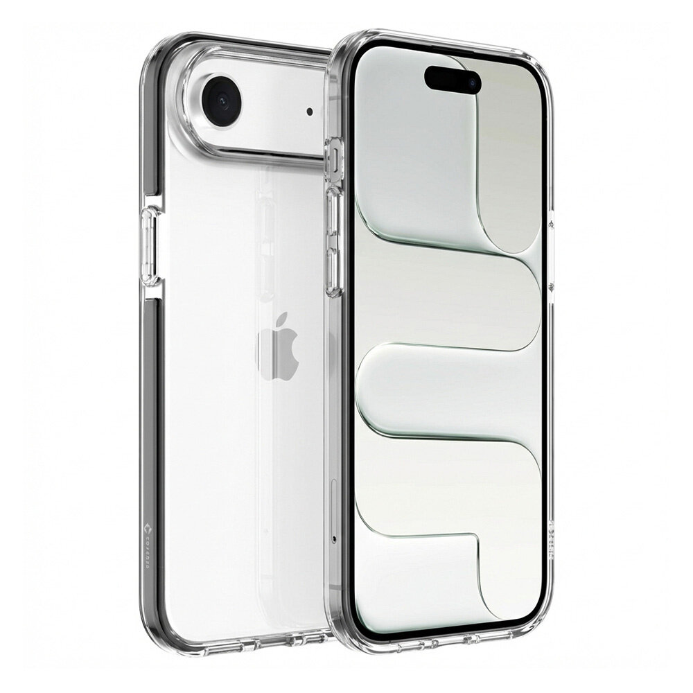 Coverzs Coverzs iphone Air transparant shockproof hoesje (zwart)