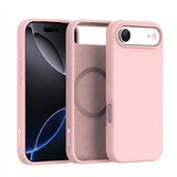 Coverzs iphone Air liquid siliconen MagSafe hoesje (roze)