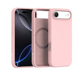 Coverzs iphone Air liquid siliconen MagSafe hoesje (roze)