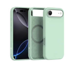 Coverzs iphone Air liquid siliconen MagSafe hoesje (groen)