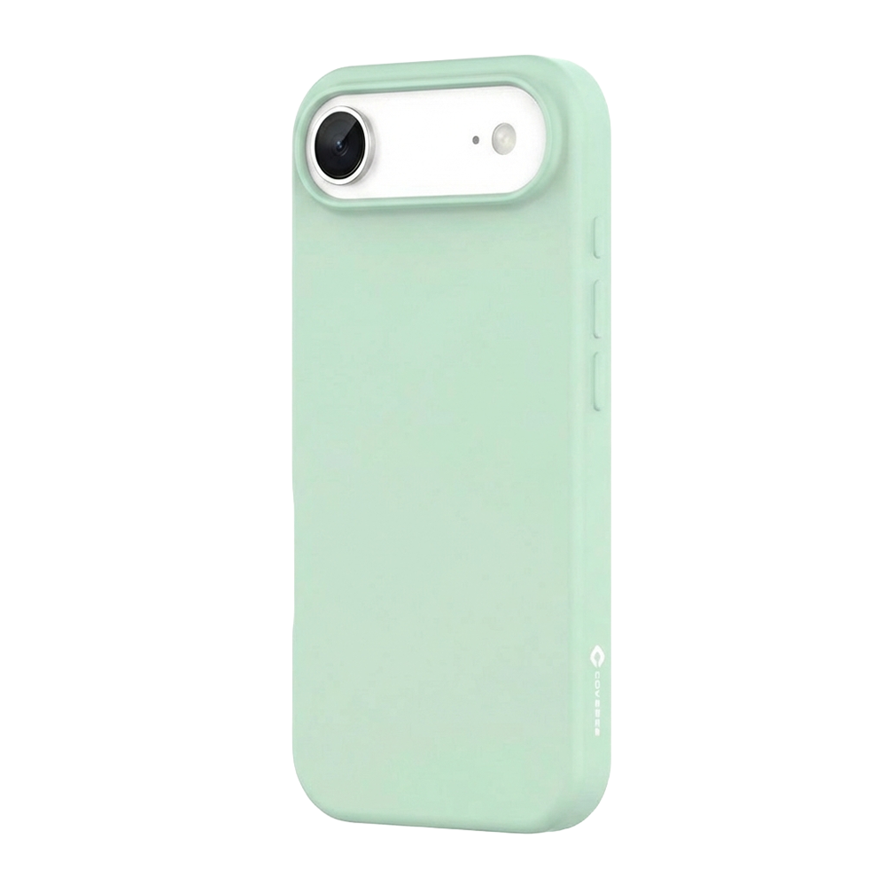 Coverzs Coverzs iphone Air liquid siliconen MagSafe hoesje (groen)