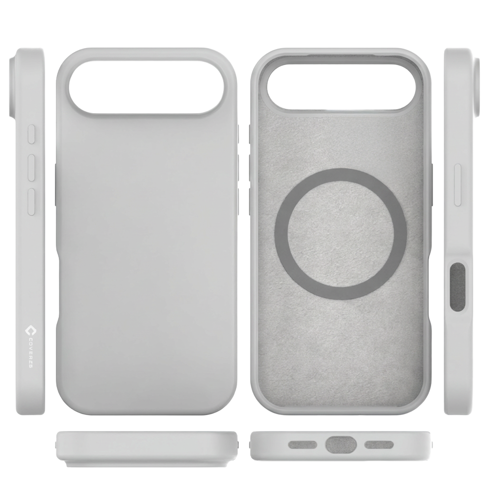 Coverzs Coverzs iphone Air liquid siliconen MagSafe hoesje (grijs)