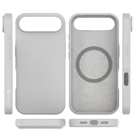 Coverzs Coverzs iphone Air liquid siliconen MagSafe hoesje (grijs)