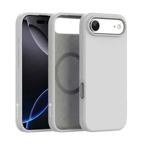 Coverzs Coverzs iphone Air liquid siliconen MagSafe hoesje (grijs)