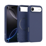Coverzs iphone Air liquid siliconen MagSafe hoesje (blauw)