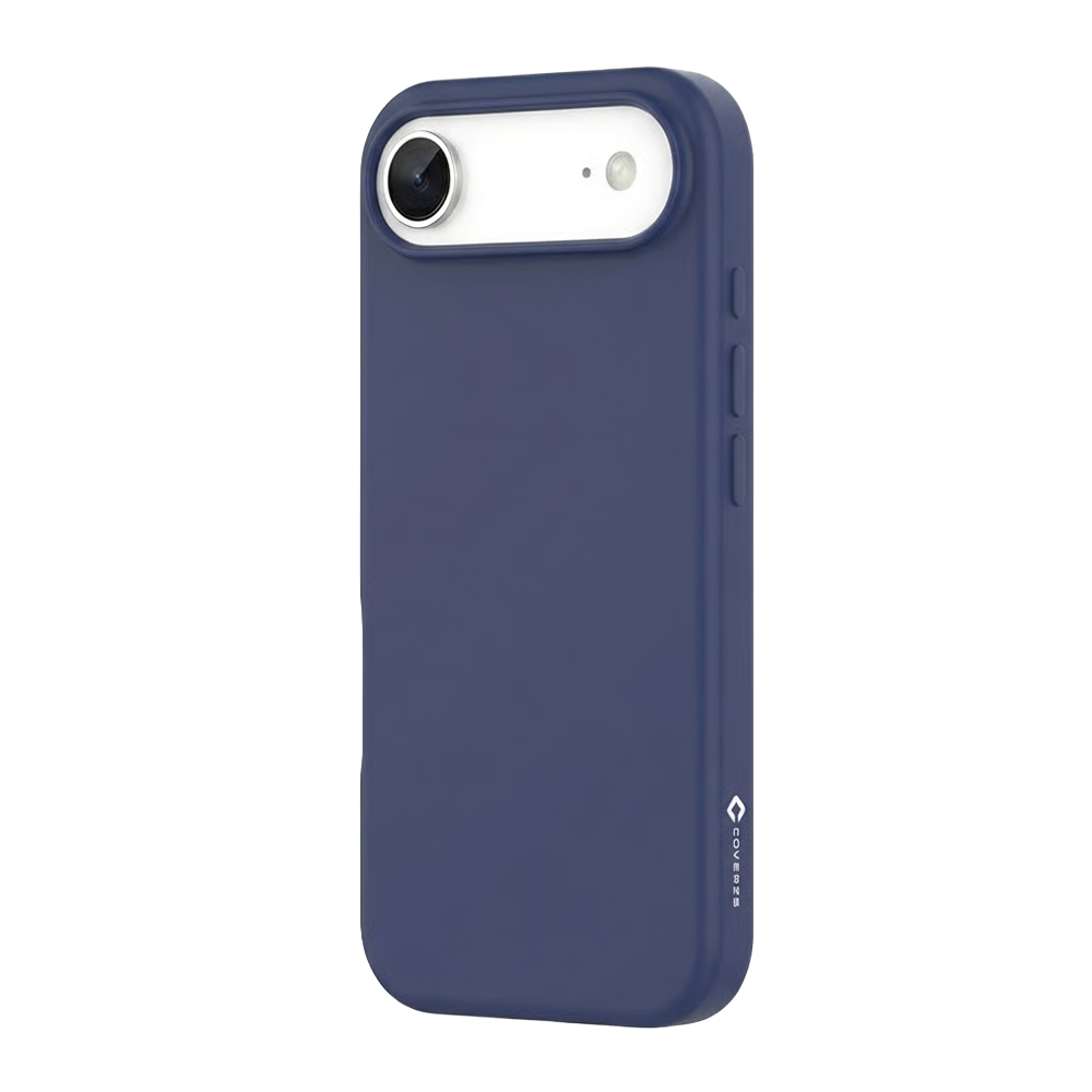 Coverzs Coverzs iphone Air liquid siliconen MagSafe hoesje (blauw)