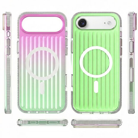Coverzs Coverzs iphone Air Gradient MagSafe hoesje (groen)