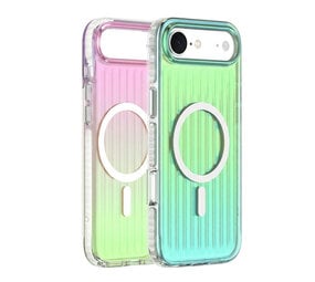 Coverzs iphone Air Gradient MagSafe hoesje (groen)