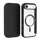 Coverzs iphone Air MagSafe bookcase (transparant / zwart)