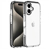Coverzs Coverzs iPhone 17 transparant shockproof hoesje (zwart)