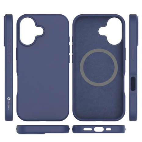 Coverzs Coverzs iPhone 17 liquid siliconen MagSafe hoesje (blauw)
