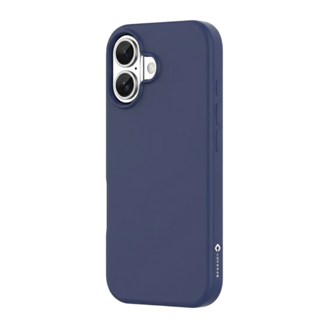 Coverzs Coverzs iPhone 16 Plus liquid siliconen MagSafe hoesje (blauw)