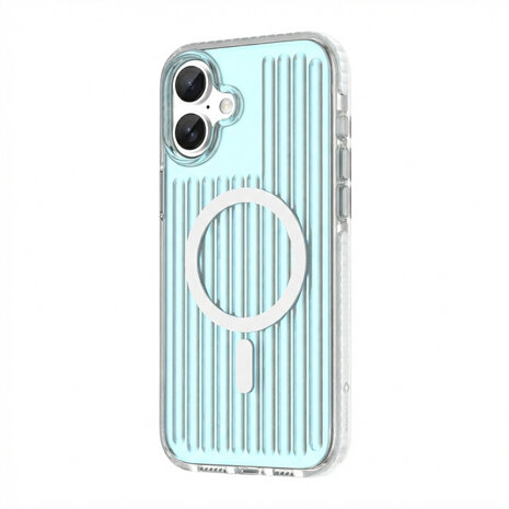 Coverzs Coverzs iPhone 16 Plus Gradient MagSafe hoesje (blauw)
