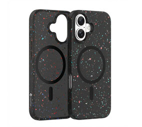 Coverzs iPhone 16 gerecycled MagSafe hoesje (zwart)