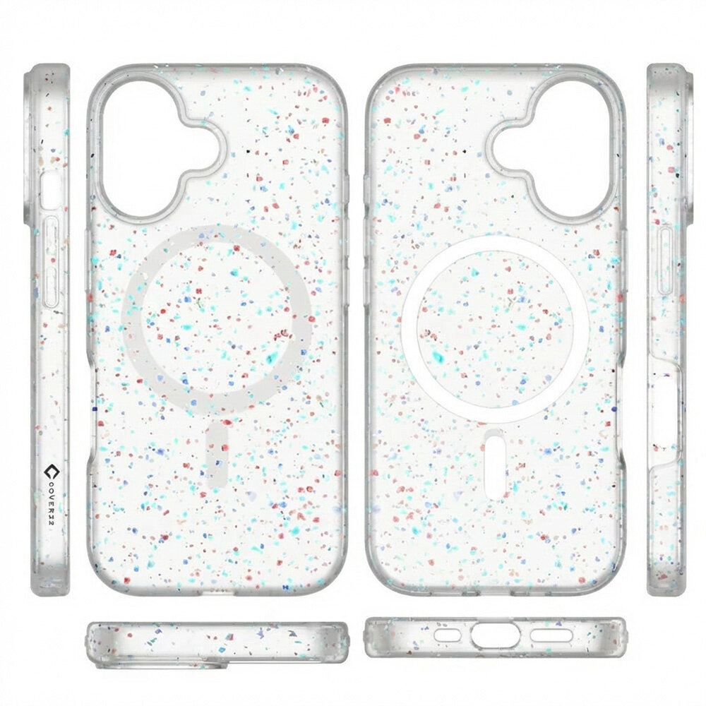 Coverzs Coverzs iPhone 16 gerecycled MagSafe hoesje (wit) Coverzs Coverzs iPhone 16 gerecycled MagSafe hoesje (wit)