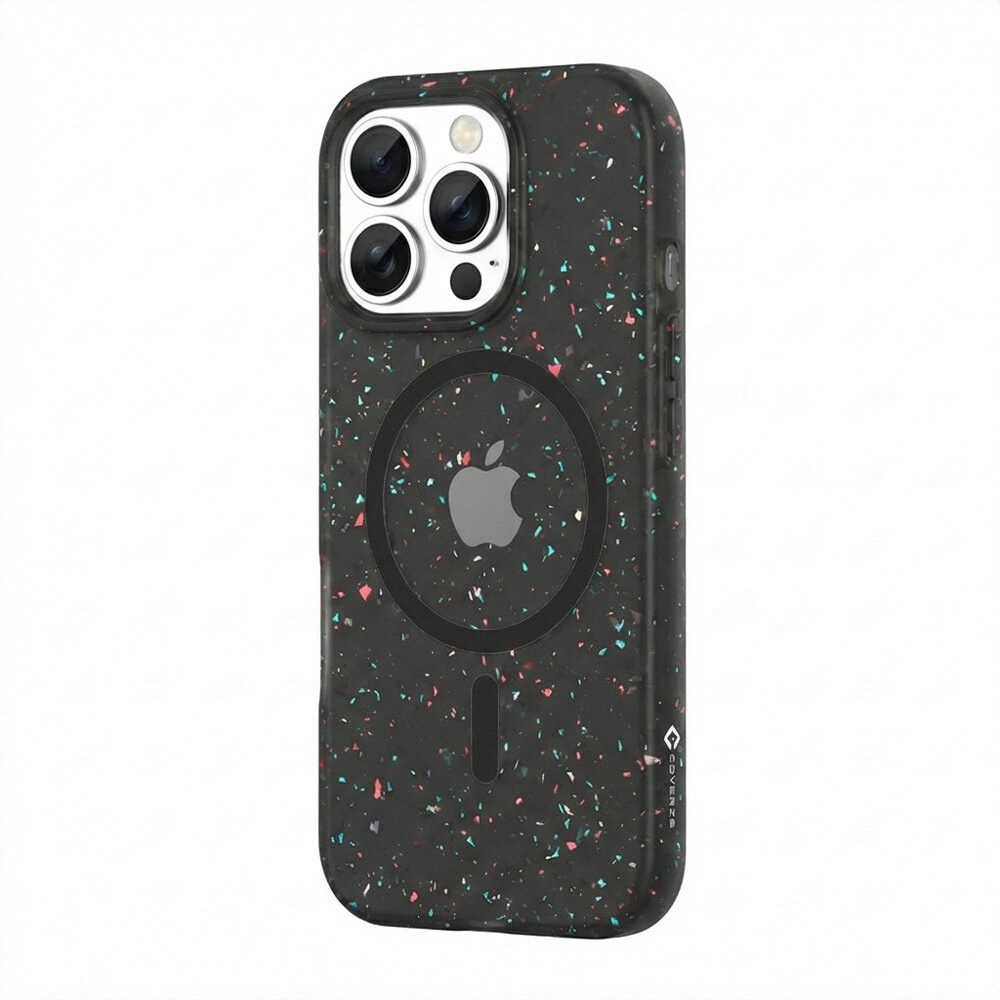 Coverzs Coverzs iPhone 15 Pro Max gerecycled MagSafe hoesje (zwart)