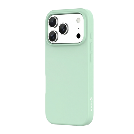 Coverzs Coverzs iPhone 17 Pro liquid siliconen MagSafe hoesje (groen)
