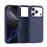 Coverzs iPhone 17 Pro liquid siliconen MagSafe hoesje (blauw)