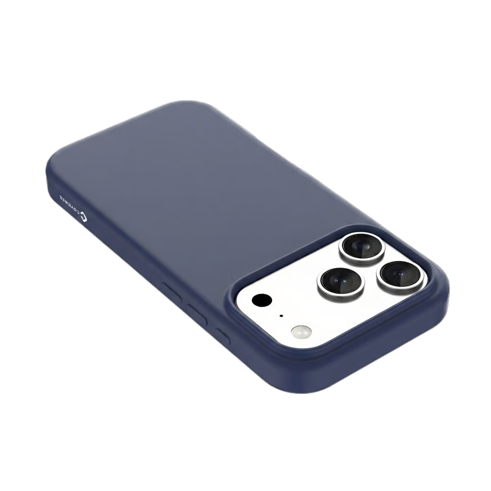 Coverzs Coverzs iPhone 17 Pro liquid siliconen MagSafe hoesje (blauw)