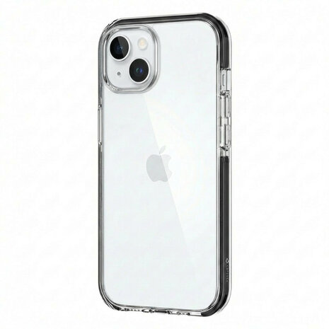 Coverzs Coverzs iPhone 15 transparant shockproof hoesje (zwart)