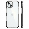 Coverzs Coverzs iPhone 15 transparant shockproof hoesje (zwart)