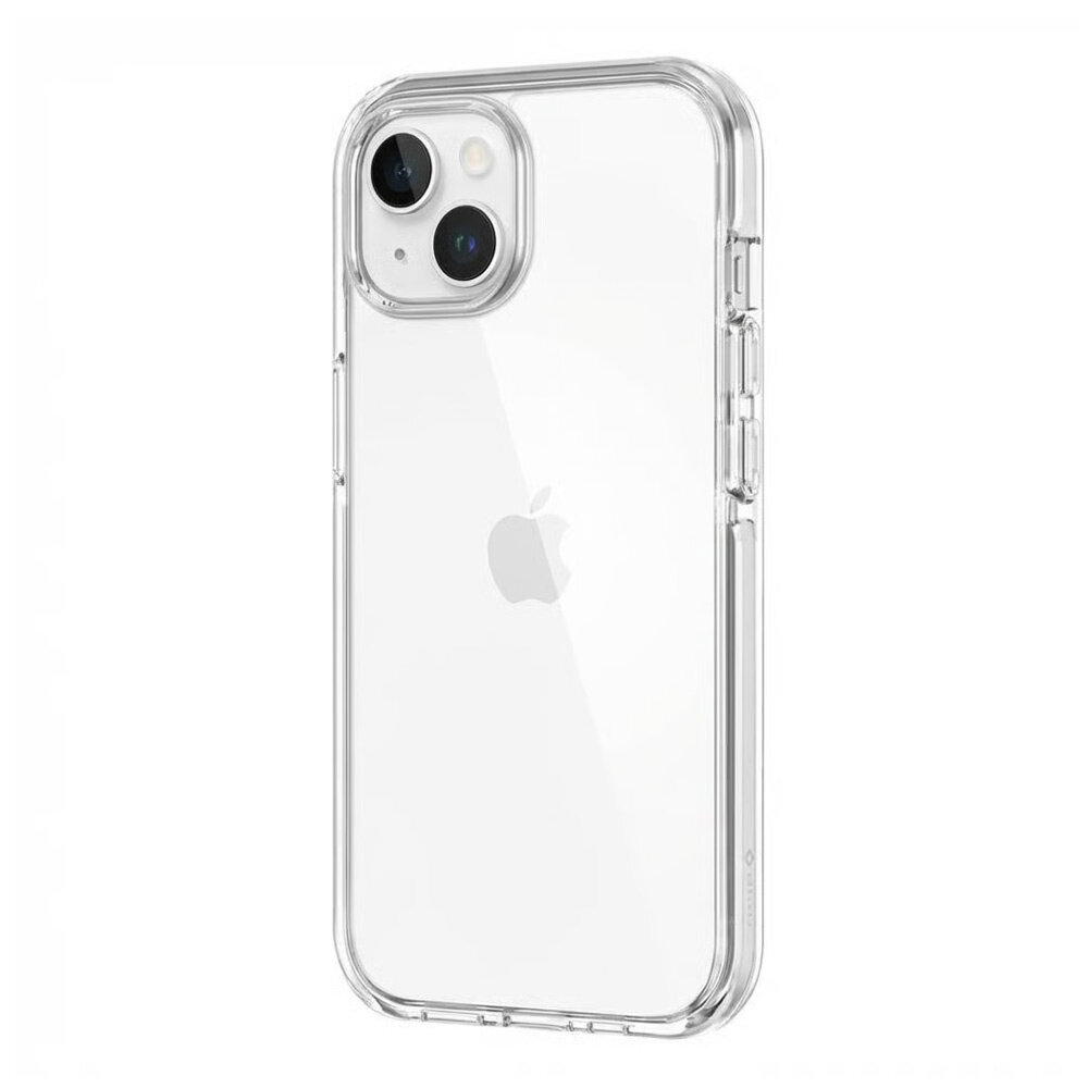 Coverzs Coverzs iPhone 15 transparant shockproof hoesje (wit)
