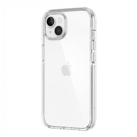 Coverzs Coverzs iPhone 15 transparant shockproof hoesje (wit)