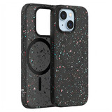 Coverzs iPhone 15 gerecycled MagSafe hoesje (zwart)