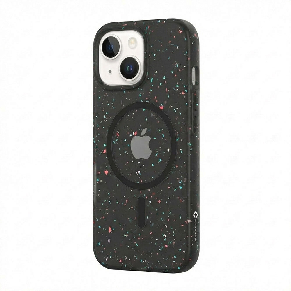 Coverzs Coverzs iPhone 15 gerecycled MagSafe hoesje (zwart) Coverzs Coverzs iPhone 15 gerecycled MagSafe hoesje (zwart)