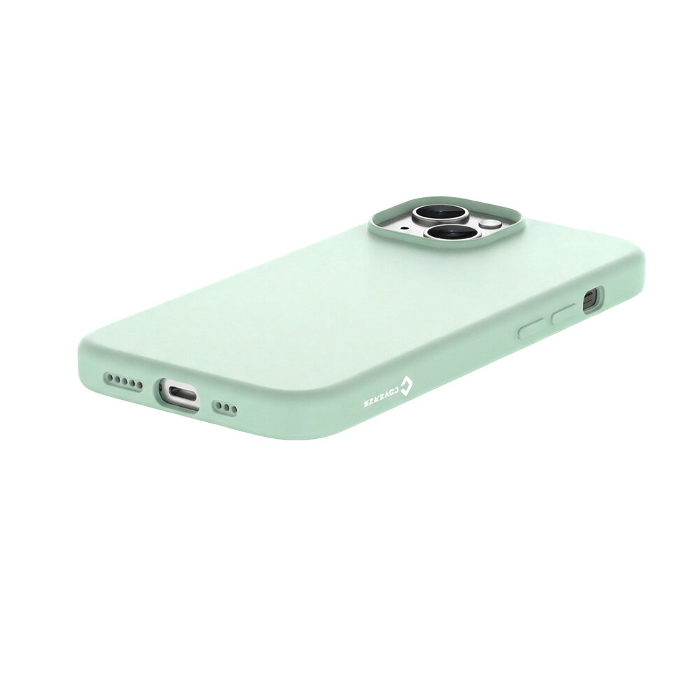 Coverzs Coverzs iPhone 15 liquid siliconen MagSafe hoesje (groen)