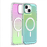 Coverzs Coverzs iPhone 15 Gradient MagSafe hoesje (groen)