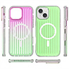 Coverzs Coverzs iPhone 15 Gradient MagSafe hoesje (groen)