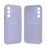 ShieldCase® ShieldCase Samsung Galaxy A37 siliconen hoesje met pasjeshouder (paars)