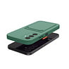 ShieldCase® ShieldCase Samsung Galaxy A37 siliconen hoesje met pasjeshouder (donkergroen)