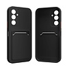 ShieldCase® ShieldCase Samsung Galaxy A37 siliconen hoesje met pasjeshouder (zwart)