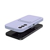 ShieldCase® ShieldCase Samsung Galaxy A57 siliconen hoesje met pasjeshouder (paars)