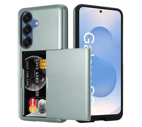 ShieldCase® Kaarthouder case met slider Samsung Galaxy A37 (donkergroen)