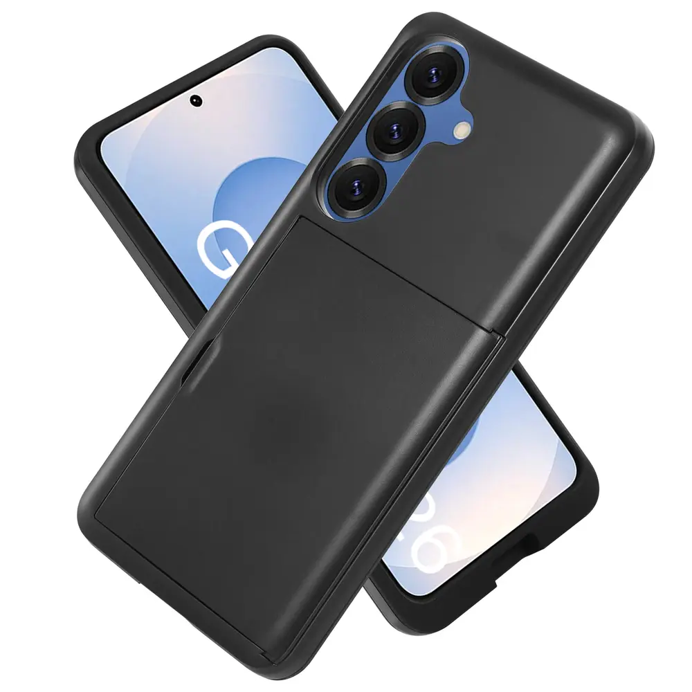 ShieldCase® ShieldCase Kaarthouder case met slider Samsung Galaxy A57 (zwart)