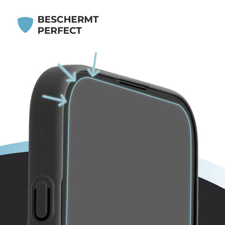 ShieldCase® ShieldCase iPhone 15 Pro Max Tempered Glass Basic Privacy screenprotector (2-Pack)