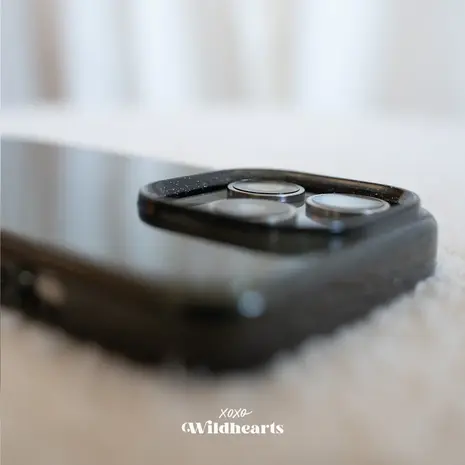 xoxo Wildhearts xoxo Wildhearts iPhone 17e Sparkle Away case (zwart)