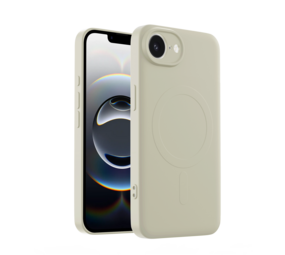 ShieldCase® iPhone 17e Siliconen MagSafe back cover (beige)
