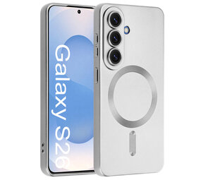 ShieldCase® Samsung Galaxy A17 MagSafe hoesje met lens protectie (zilver)