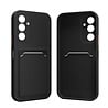 ShieldCase® ShieldCase Samsung Galaxy A17 silicone hoesje met pasjeshouder (zwart)