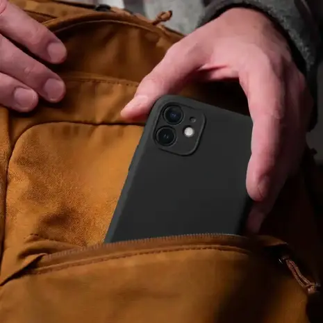 ShieldCase® Shieldcase Siliconen hoesje met camera bescherming iPhone 11 (zwart)
